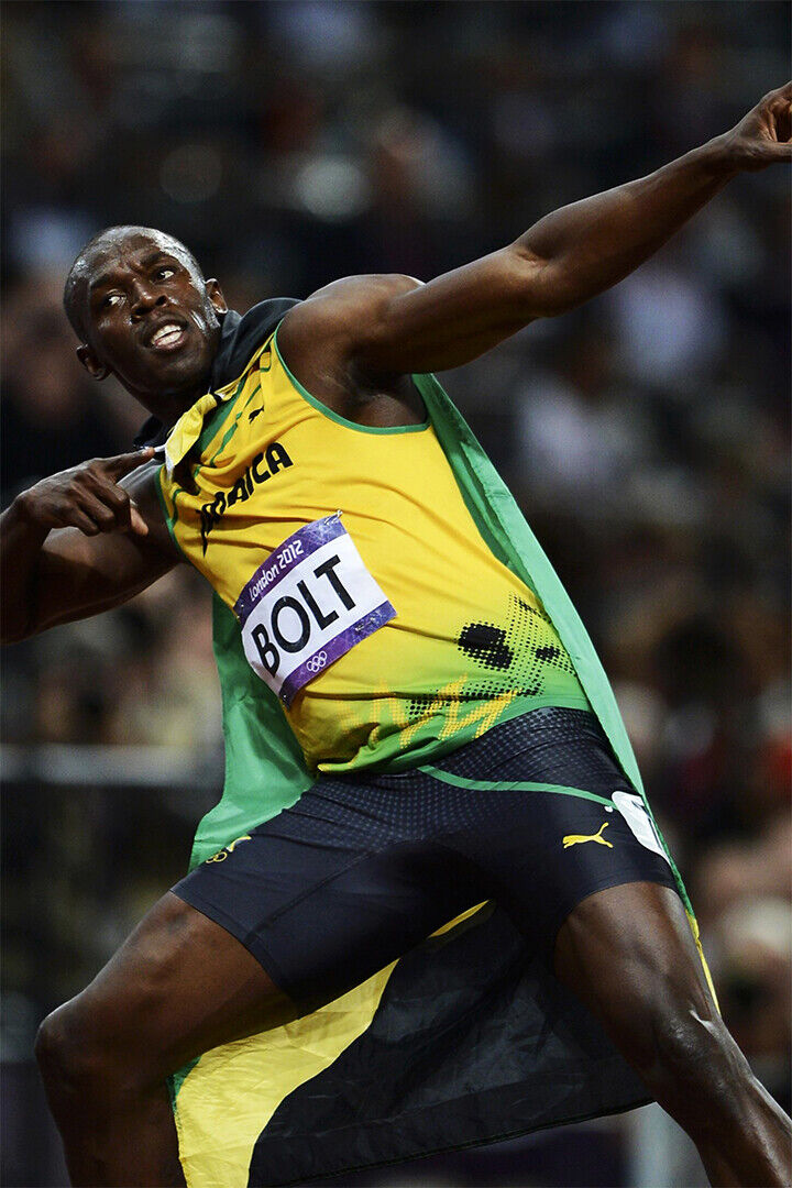 Usain Bolt Track And Field Idol Poster Wall Art Print Home Wall Decor - xonomax