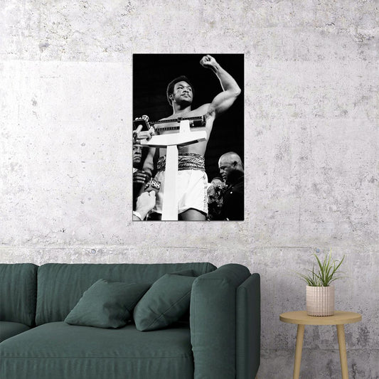 George Foreman Usa Boxing Sports Poster Wall Art Print Home Wall Decor - xonomax