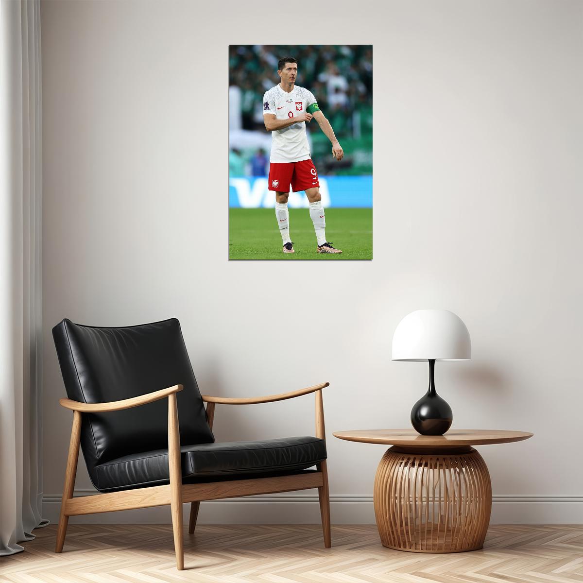 Robert Lewandowski Poland National Team World Cup Fans Poster Wall Art Print Home Wall Decor - xonomax