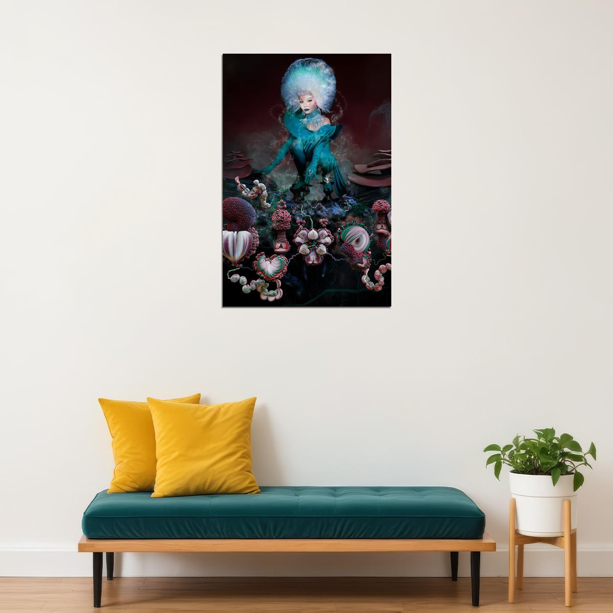 Singer Bjork Gudmundsdottir Fossora Music Album Poster Wall Art Print Home Wall Decor - xonomax