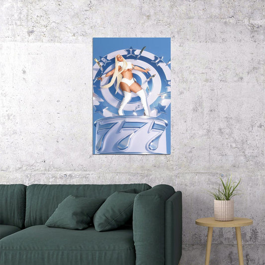 Latto American Rapper 777 Second Studio Album Poster Wall Art Print Home Wall Decor - xonomax