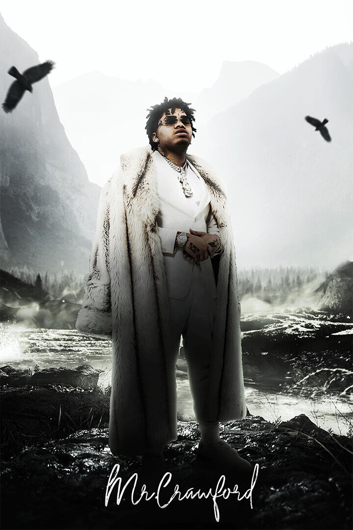 Nocap American Rapper Mr. Crawford Poster Wall Art Print Home Wall Decor - xonomax