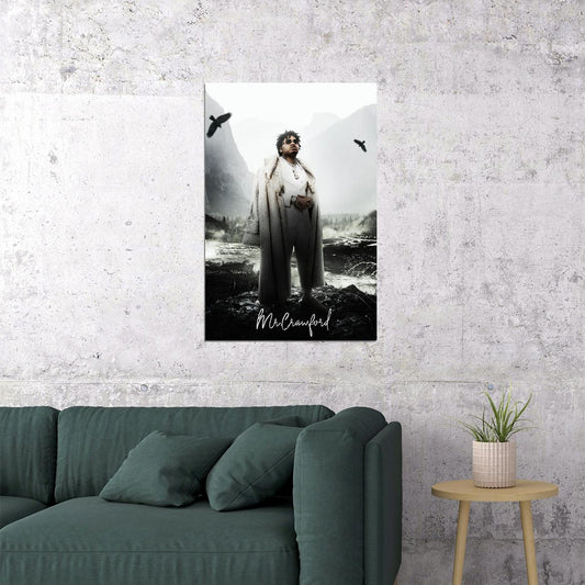Nocap American Rapper Mr. Crawford Poster Wall Art Print Home Wall Decor - xonomax
