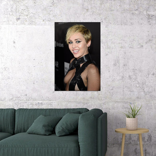 Miley Cyrus Singer Movie Actor Songwriter Poster Wall Art Print Home Wall Decor - xonomax