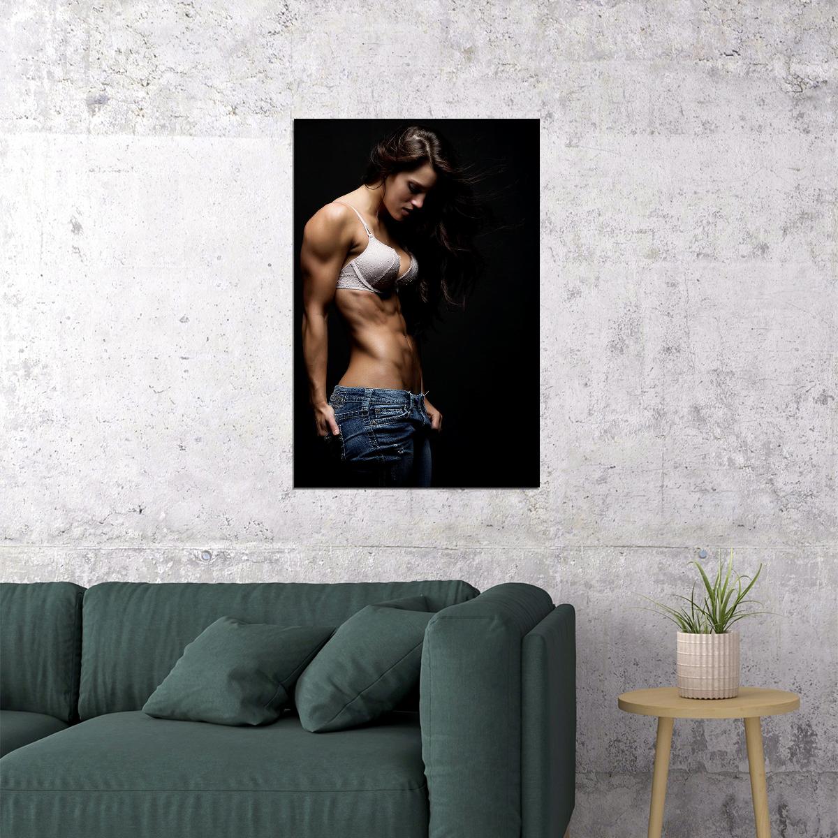 Determination Sexy Female Model Poster Wall Art Print Home Wall Decor - xonomax