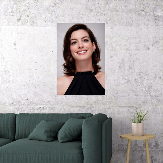 Anne Hathaway Celebrity Cinema Actress Star Poster Wall Art Print Home Wall Decor - xonomax