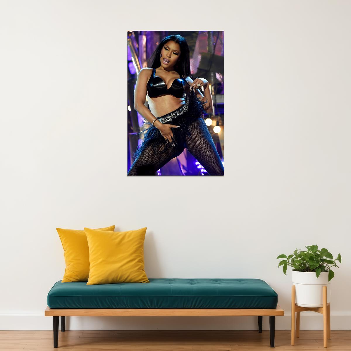 Nicki Minaj Celebrity Singer Rapper Star Poster Wall Art Print Home Wall Decor - xonomax