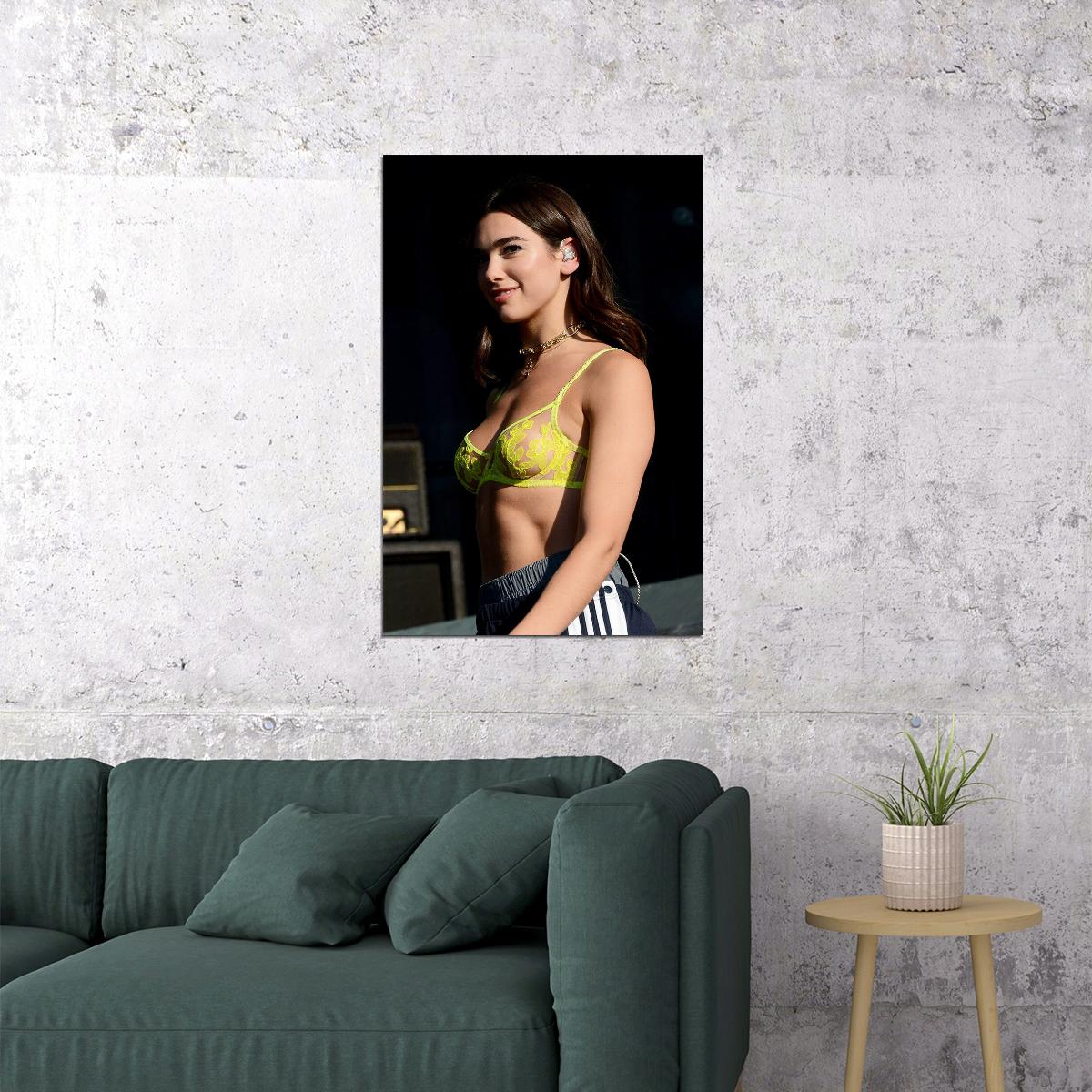Dua Lipa Hollywood Celebrity Movie Actor Singer Poster Wall Art Print Home Wall Decor - xonomax