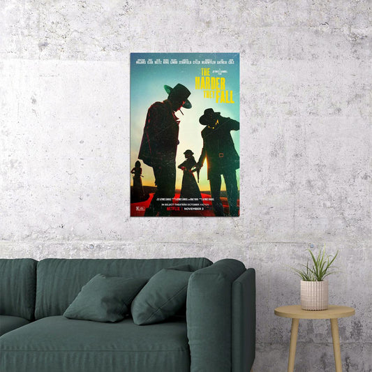 The Harder They Fall Movie Adventure Excitement Poster Wall Art Print Home Wall Decor - xonomax