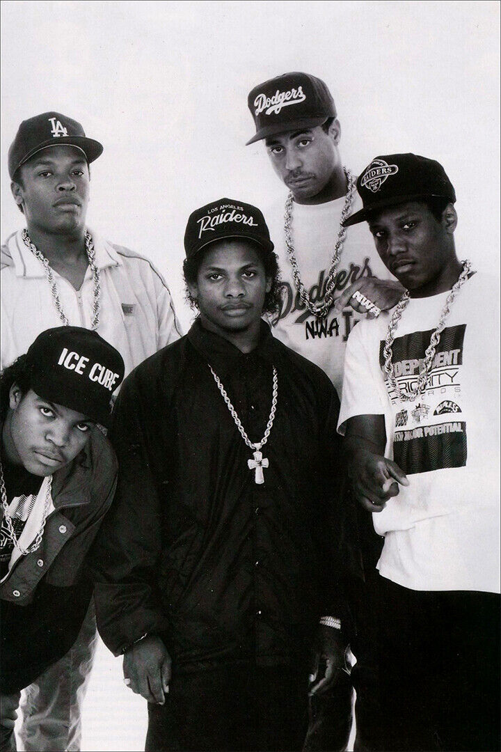 Nwa Dre Eazy Cube 80's 90's Singer Music Poster Wall Art Print Home Wall Decor - xonomax