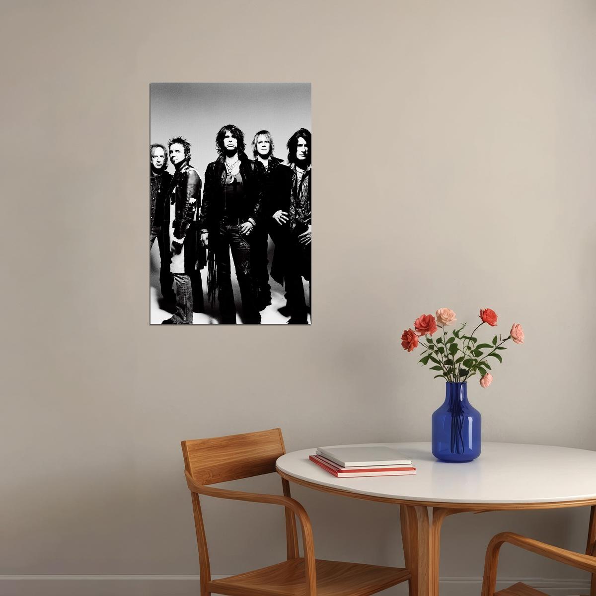 Aerosmith Music Band 80's 90's Rock Idol Poster Wall Art Print Home Wall Decor - xonomax