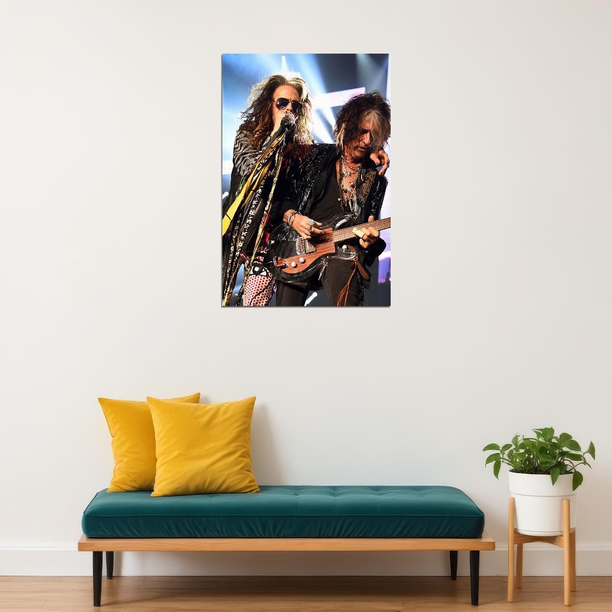 Aerosmith Music Band 80's 90's Rock Music Poster Wall Art Print Home Wall Decor - xonomax