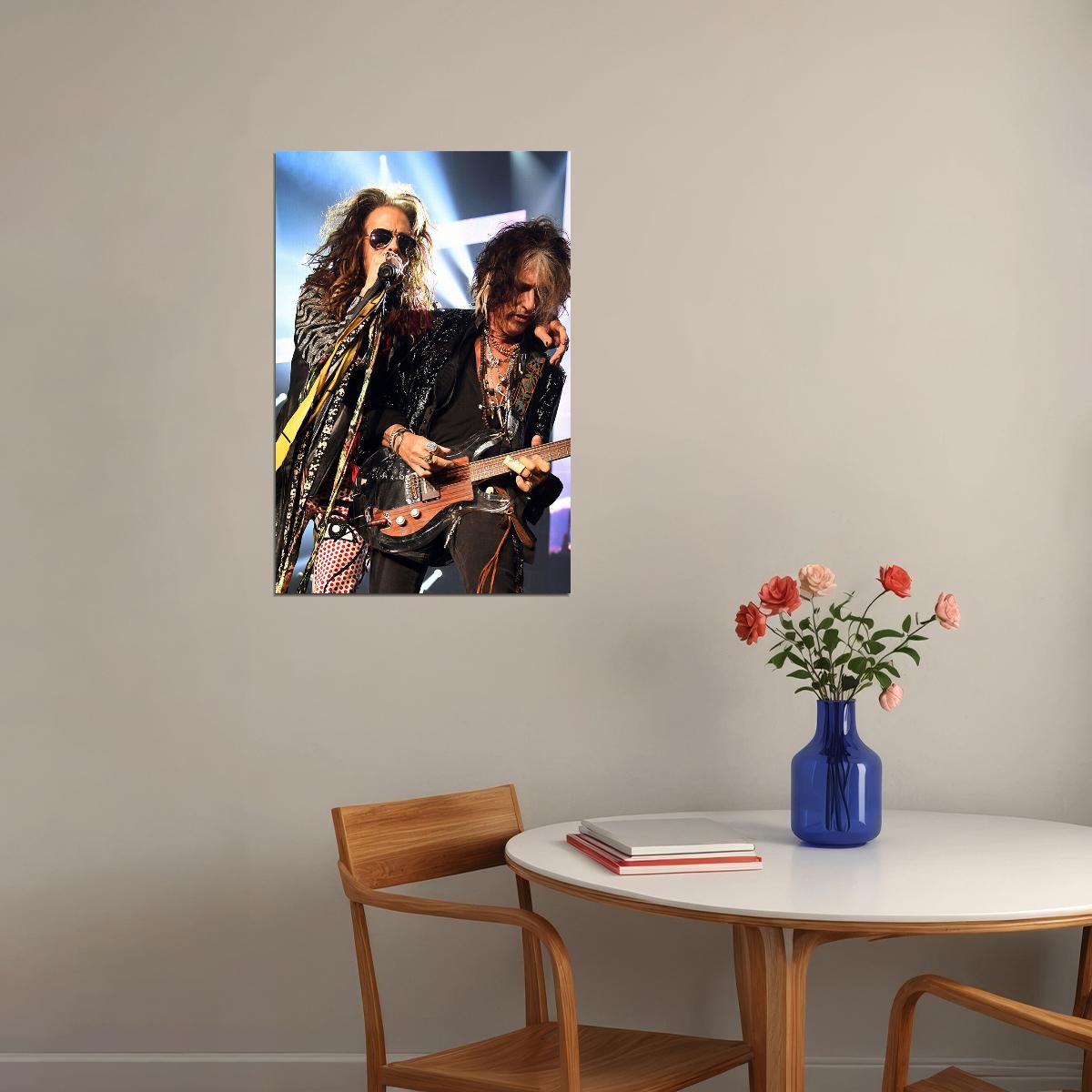 Aerosmith Music Band 80's 90's Rock Music Poster Wall Art Print Home Wall Decor - xonomax