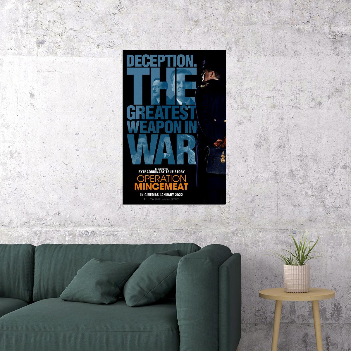 Operation Mincemeat Movie Drama War Poster Wall Art Print Home Wall Decor - xonomax