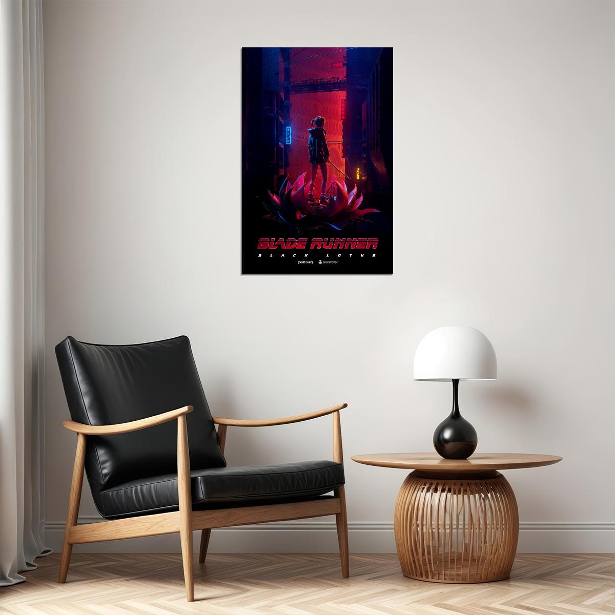 Blade Runner Black Lotus Animation Movie Poster Wall Art Print Home Wall Decor - xonomax
