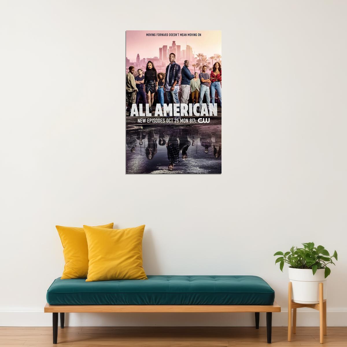 All American Movie Sport Action Drama Adventure Poster Wall Art Print Home Wall Decor - xonomax