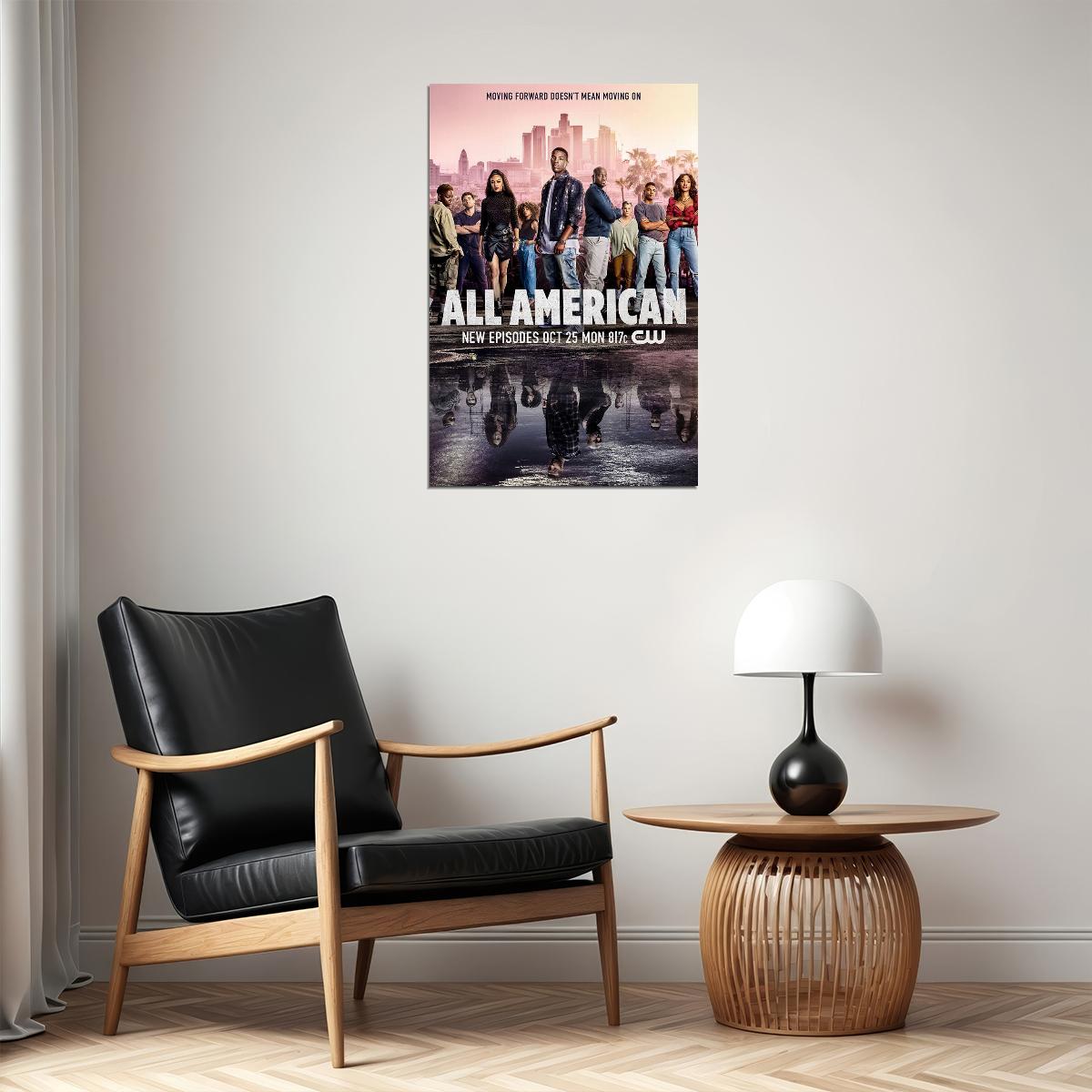 All American Movie Sport Action Drama Adventure Poster Wall Art Print Home Wall Decor - xonomax