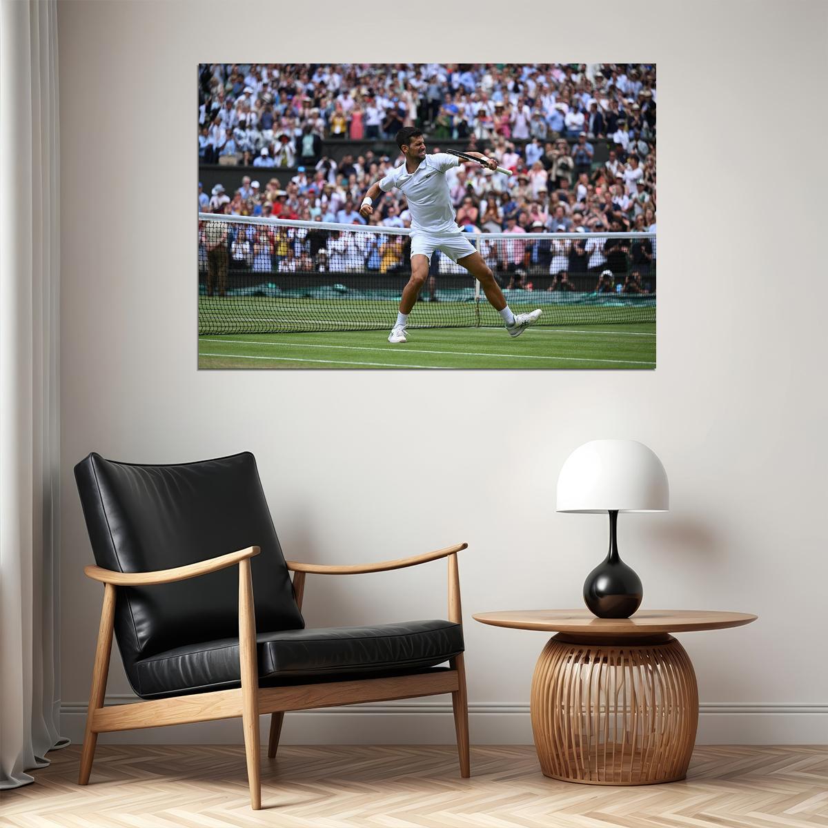 Djokovic Serbian Best Tennis Player Match Poster Wall Art Print Home Wall Decor - xonomax