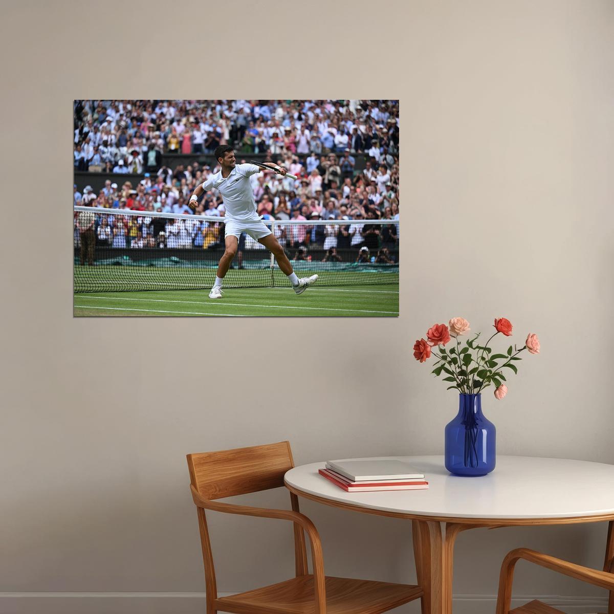 Djokovic Serbian Best Tennis Player Match Poster Wall Art Print Home Wall Decor - xonomax