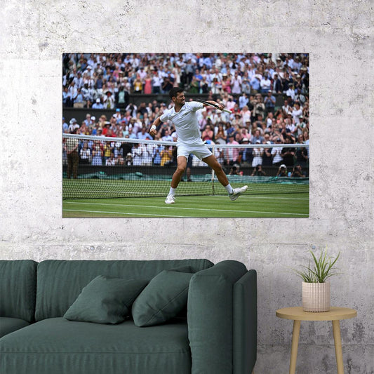 Djokovic Serbian Best Tennis Player Match Poster Wall Art Print Home Wall Decor - xonomax