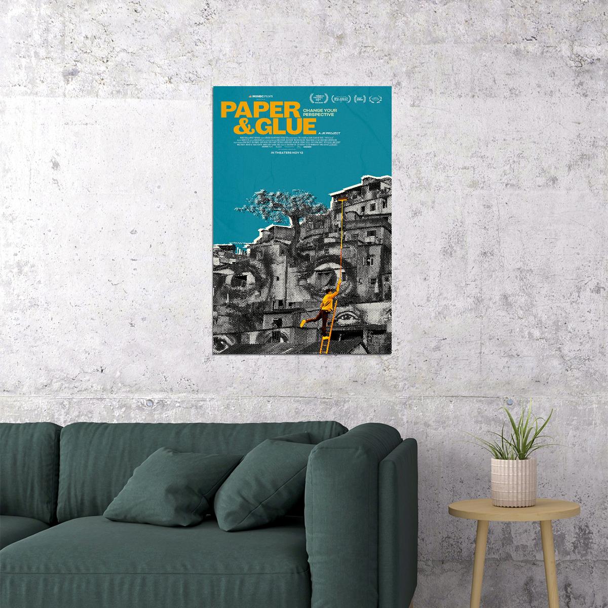 Paper And Glue Movie Documentary Poster Wall Art Print Home Wall Decor - xonomax