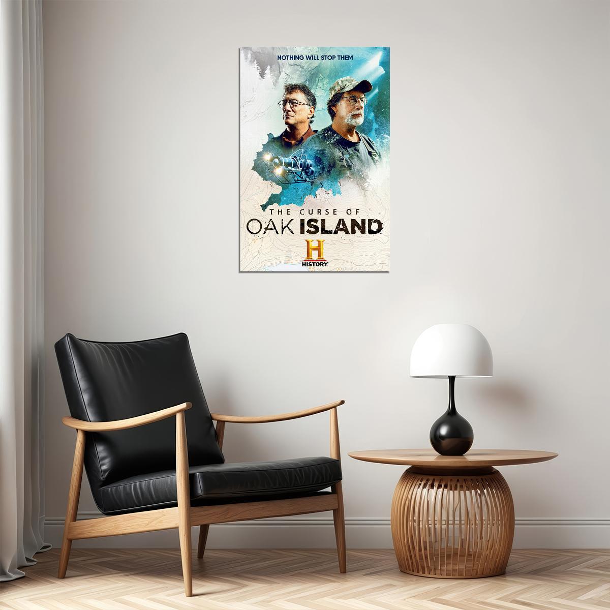 The Curse Of Oak Island Movie Reality Poster Wall Art Print Home Wall Decor - xonomax