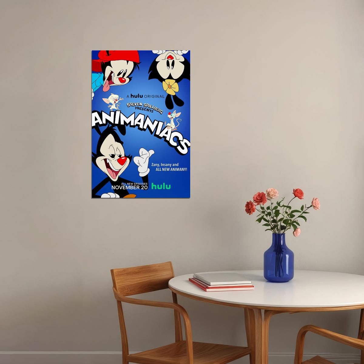 Animaniacs Movie Animation Action Poster Wall Art Print Home Wall Decor - xonomax