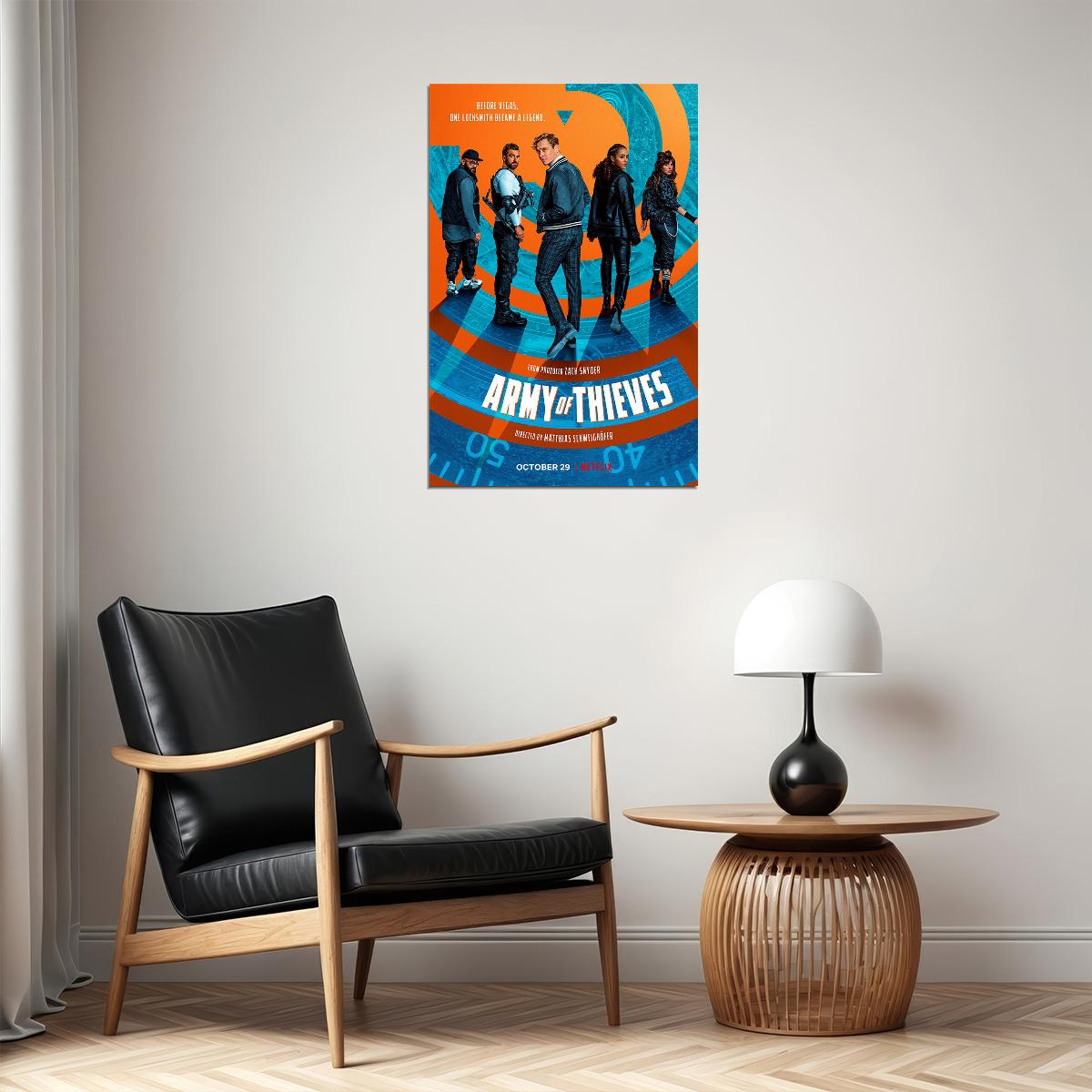 Army Of Thieves Movie Action Crime Comedy Poster Wall Art Print Home Wall Decor - xonomax