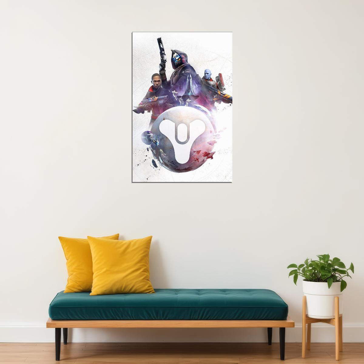 Destiny 2 Multiplayer Video Game Series Poster Wall Art Print Home Wall Decor - xonomax