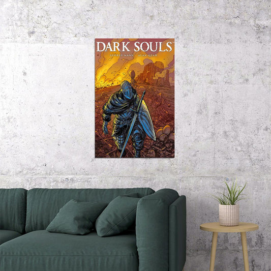 Dark Souls 2 Video Game Action Role Playing Poster Wall Art Print Home Wall Decor - xonomax