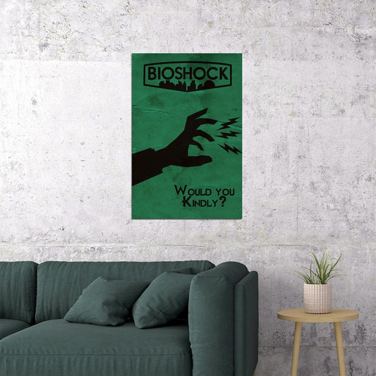 Bioshock Rpg Video Game Marksmanship Poster Wall Art Print Home Wall Decor - xonomax