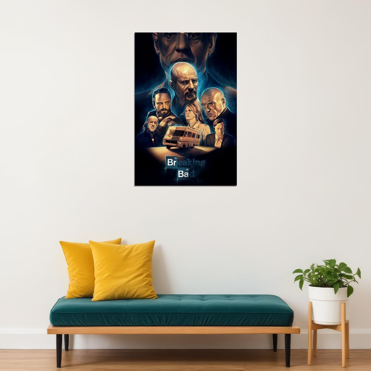 Breaking Bad Tv Series Drama Crime Action Poster Wall Art Print Home Wall Decor - xonomax