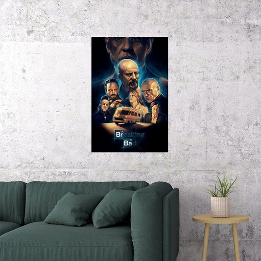 Breaking Bad Tv Series Drama Crime Action Poster Wall Art Print Home Wall Decor - xonomax