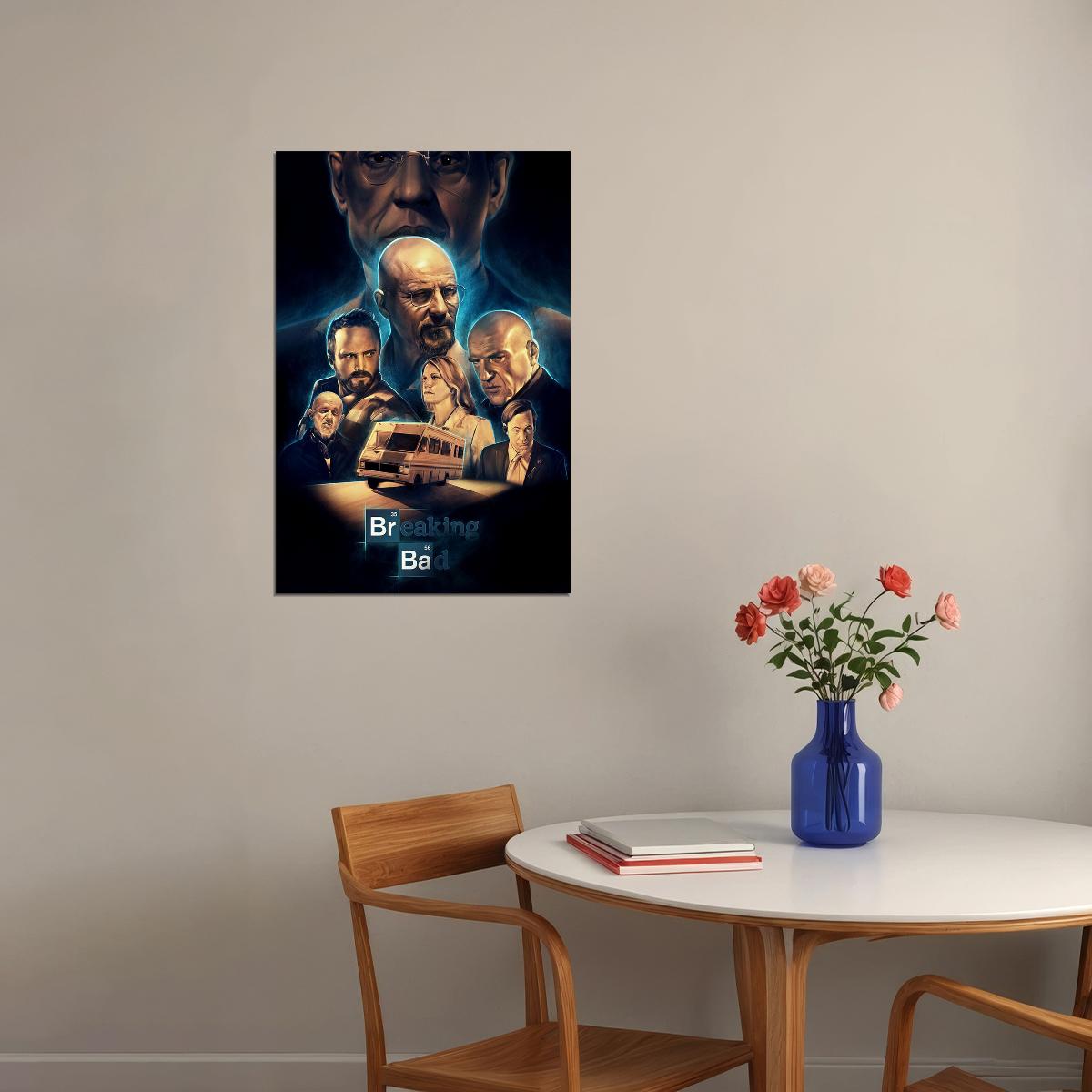 Breaking Bad Tv Series Drama Crime Action Poster Wall Art Print Home Wall Decor - xonomax