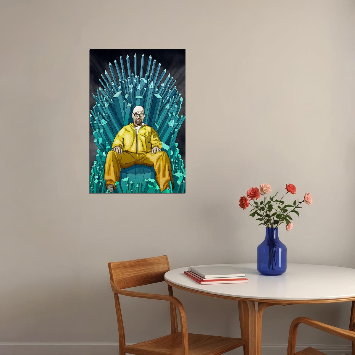 Breaking Bad Blue Tv Series Crime Action Drama Poster Wall Art Print Home Wall Decor - xonomax