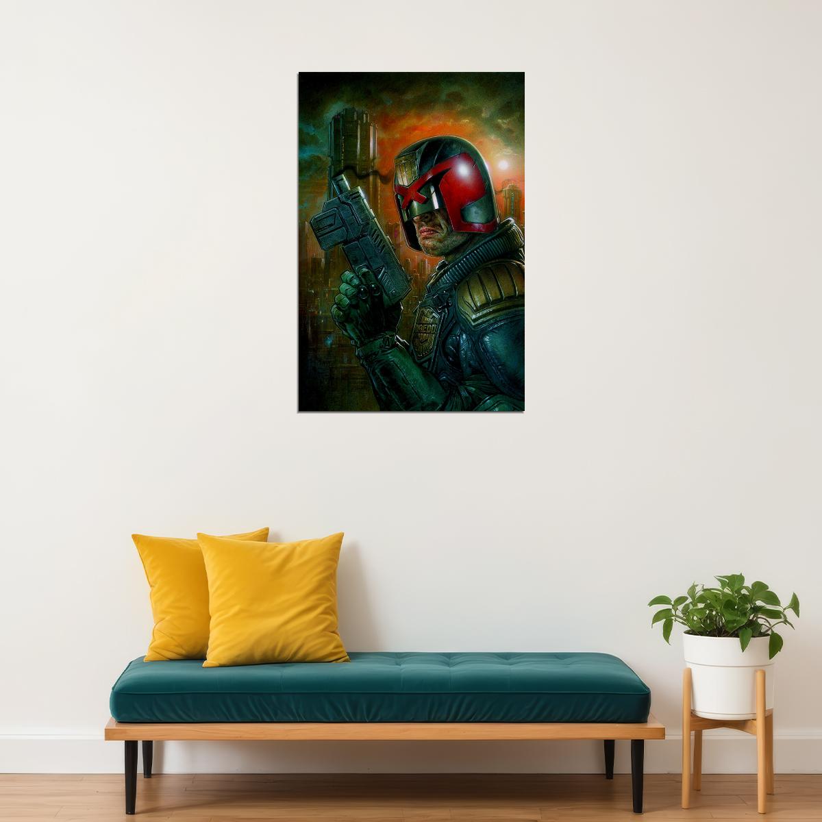 Dredd Movie Action Science Fiction Poster Wall Art Print Home Wall Decor - xonomax
