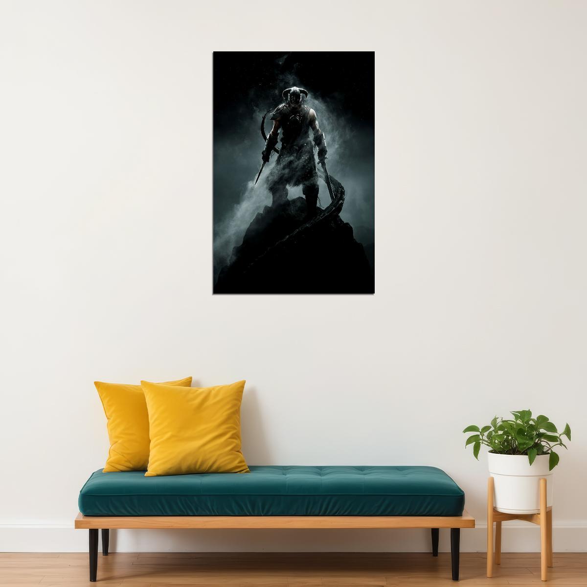 The Elder Scrolls 5 Skyrim Video Game Poster Wall Art Print Home Wall Decor - xonomax