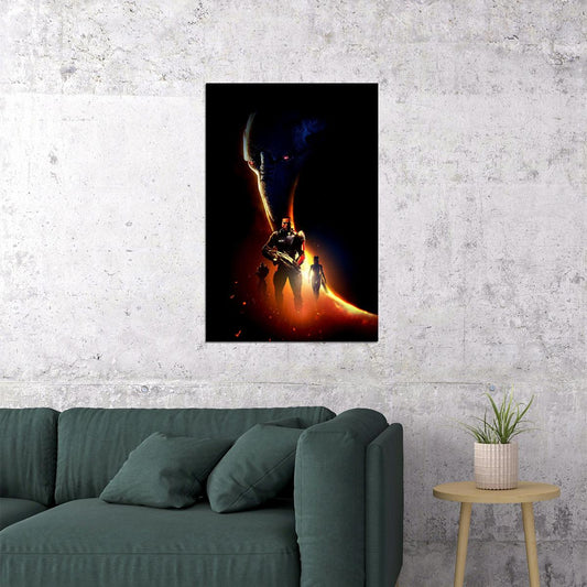 Mass Effect Video Game Science Fiction Role Play Poster Wall Art Print Home Wall Decor - xonomax