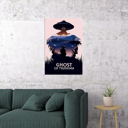The Game Of Ghost Of Tsushima Video Game Series Poster Wall Art Print Home Wall Decor - xonomax
