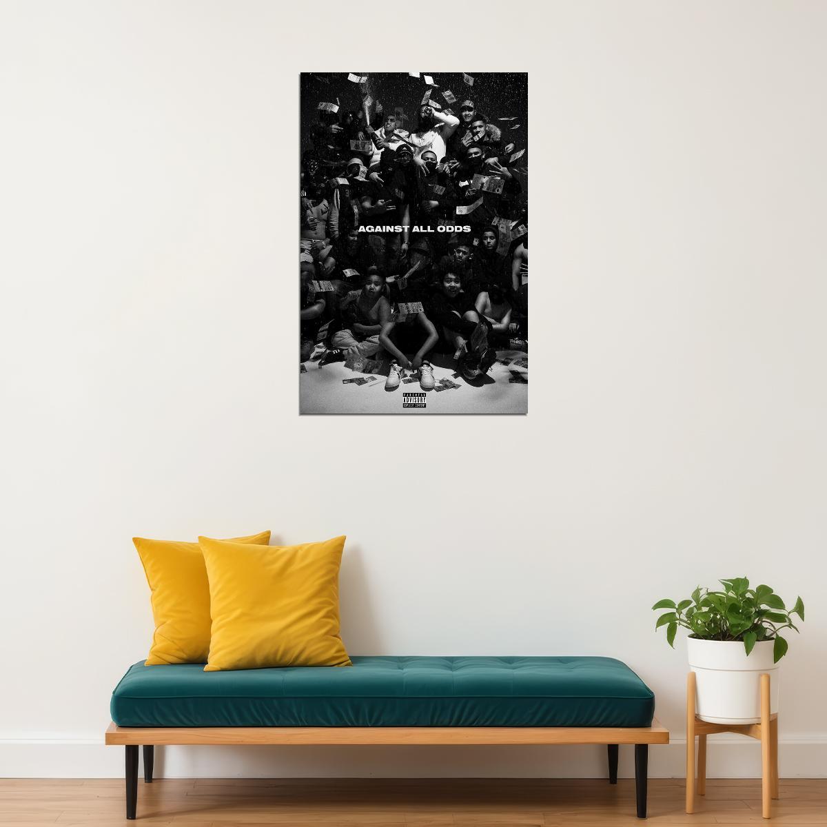 Onefour Against All Odds Musician Poster Wall Art Print Home Wall Decor - xonomax
