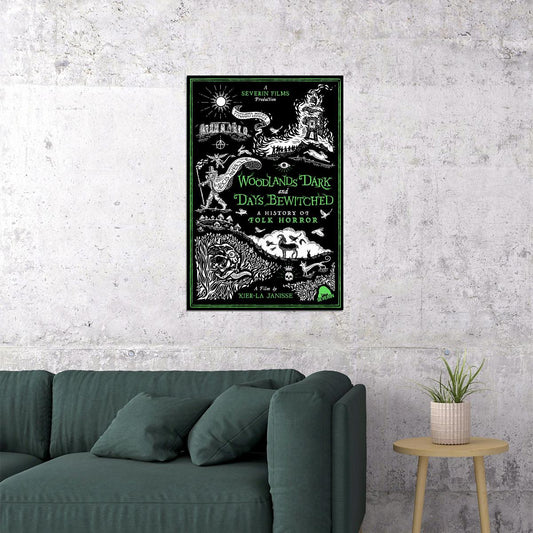 Woodlands Dark And Days Bewitched: History Of Folk Horror Poster Wall Art Print Home Wall Decor - xonomax