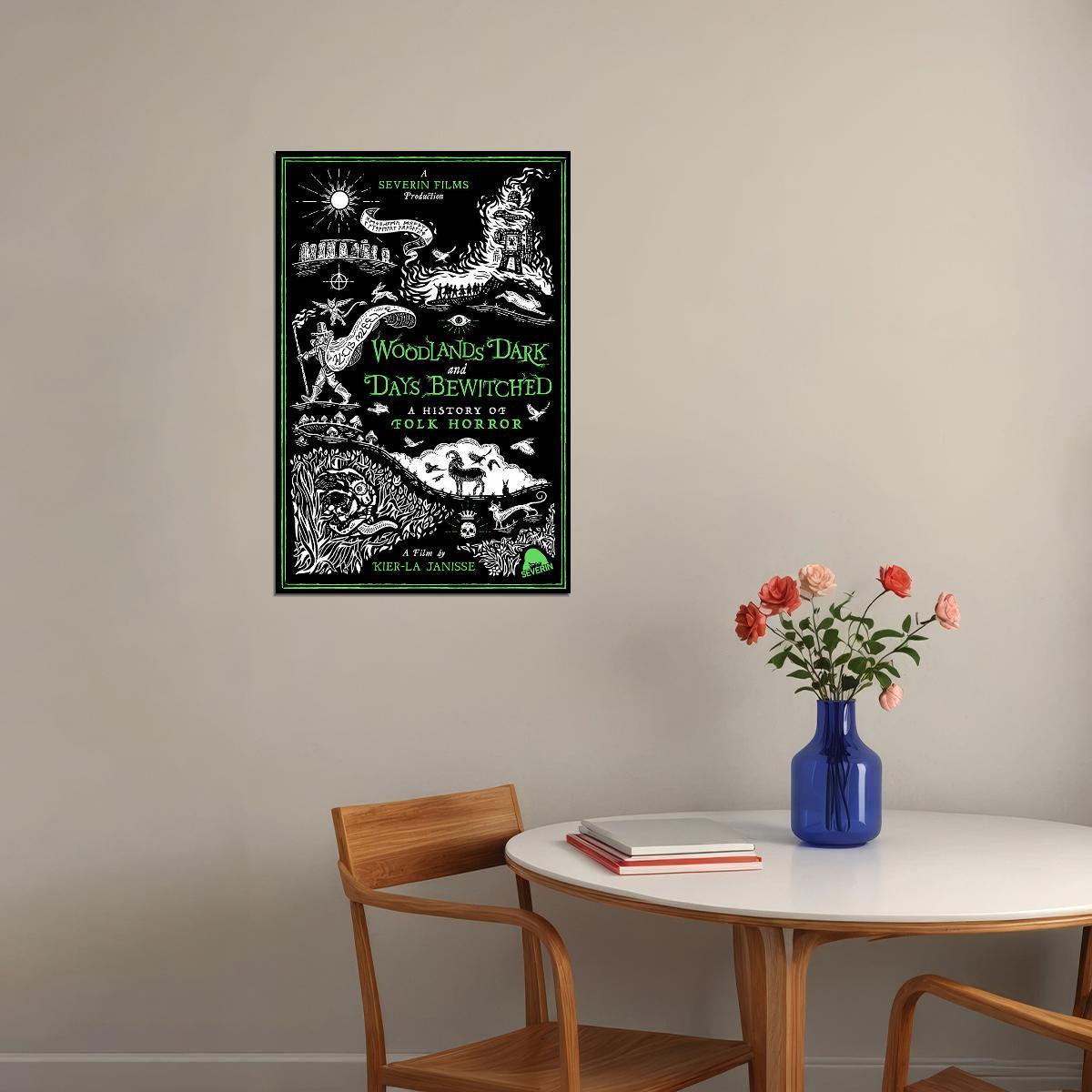Woodlands Dark And Days Bewitched: History Of Folk Horror Poster Wall Art Print Home Wall Decor - xonomax