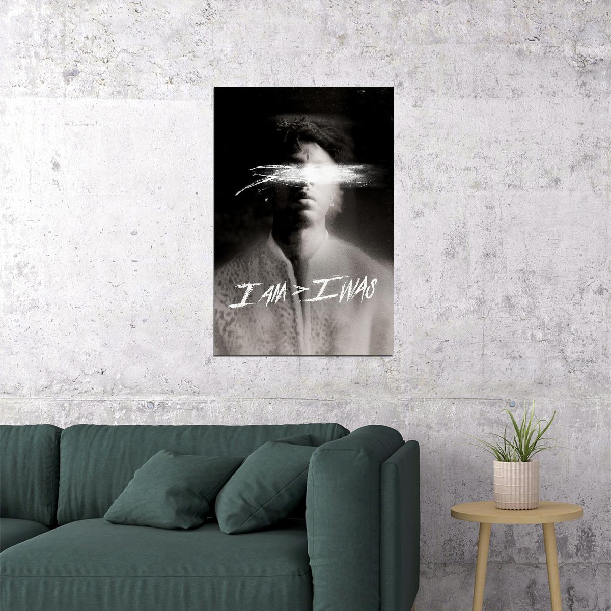 21 Savage I Am I Was Great Hip Hop Star Poster Wall Art Print Home Wall Decor - xonomax