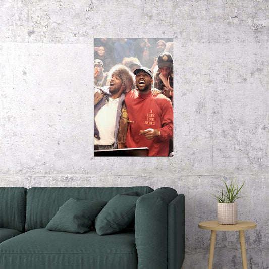 Kanye West Travis Scott The Life Of Pablo Rap Hip Hop Poster Wall Art Print Home Wall Decor - xonomax