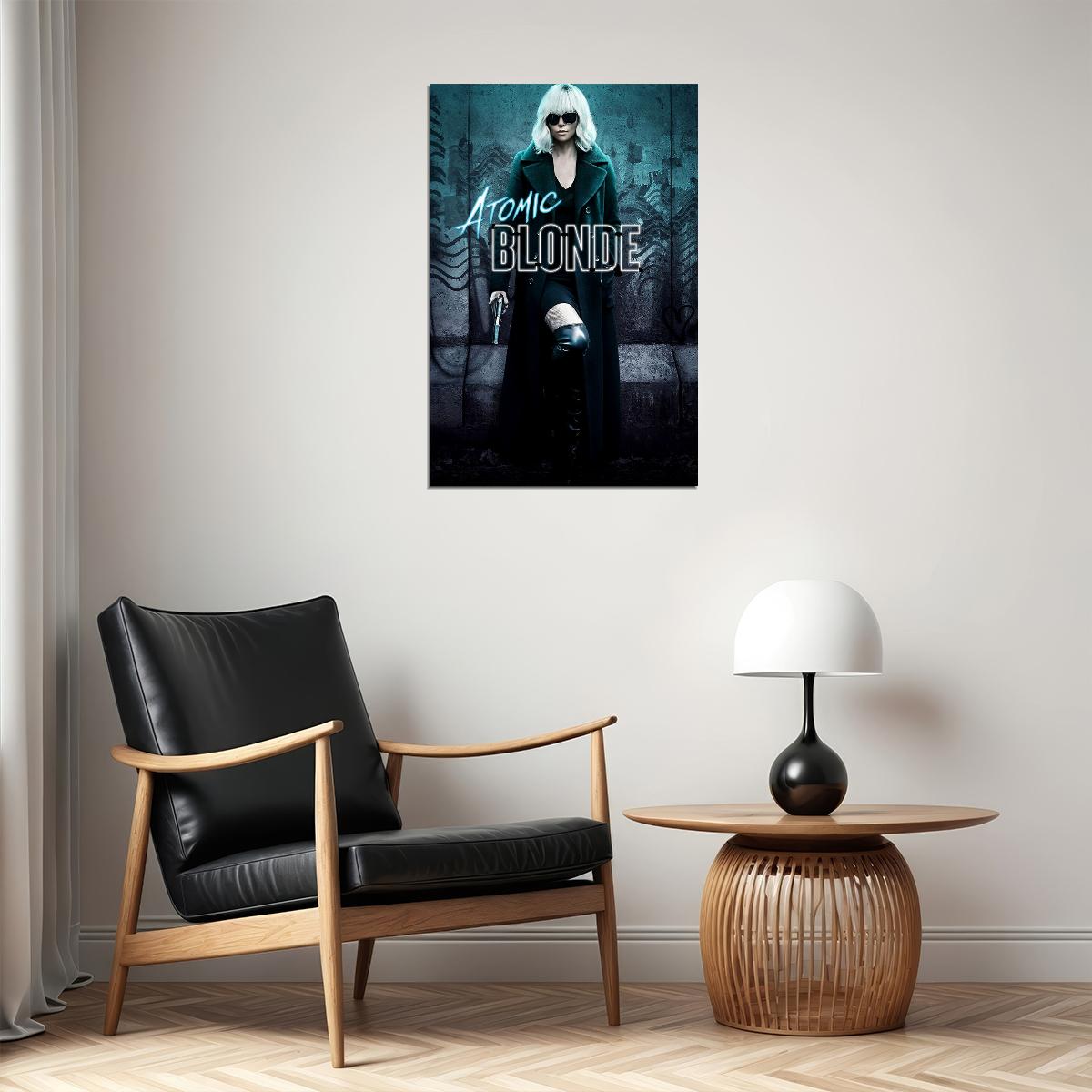 Atomic Blonde 2017 Movie Action Thriller Poster Wall Art Print Home Wall Decor - xonomax