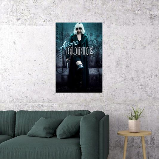 Atomic Blonde 2017 Movie Action Thriller Poster Wall Art Print Home Wall Decor - xonomax