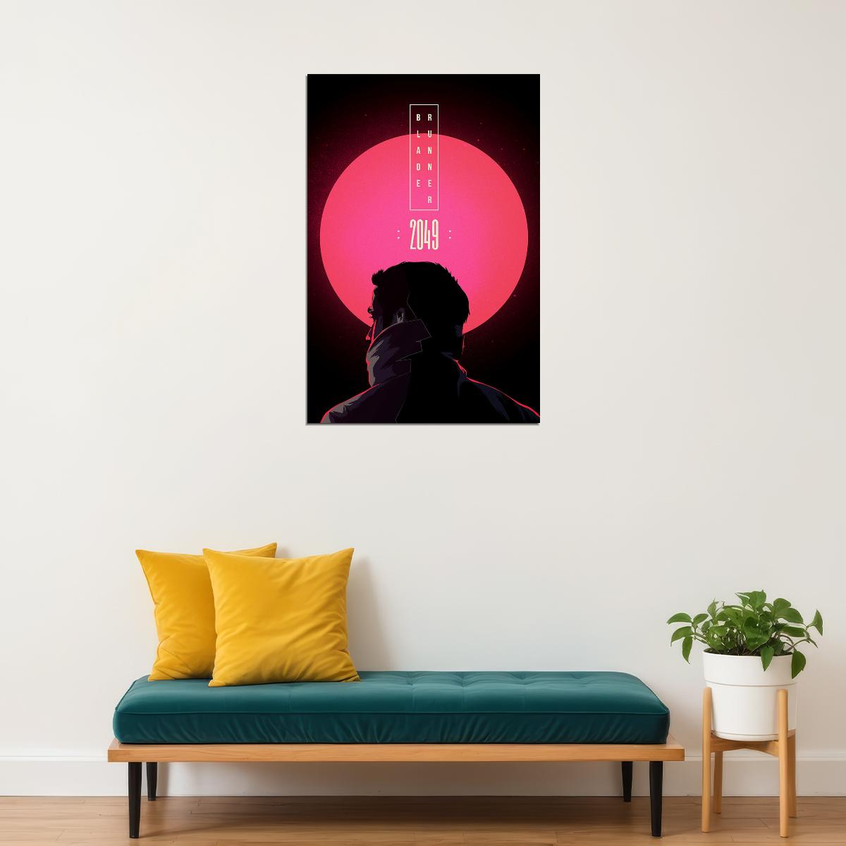Blade Runner 2049 Movie Ryan Gosling Excitement Poster Wall Art Print Home Wall Decor - xonomax