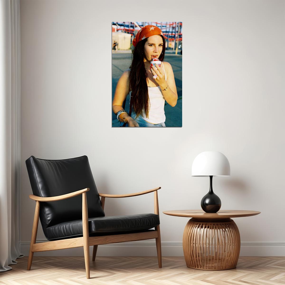 Singer Lana Del Rey Hd Music Poetrist Attractive Poster Wall Art Print Home Wall Decor - xonomax