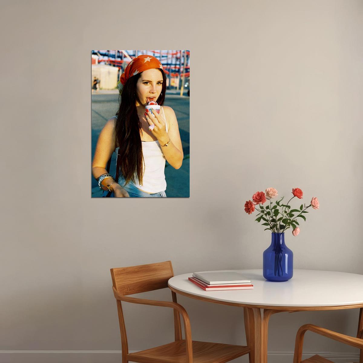 Singer Lana Del Rey Hd Music Poetrist Attractive Poster Wall Art Print Home Wall Decor - xonomax