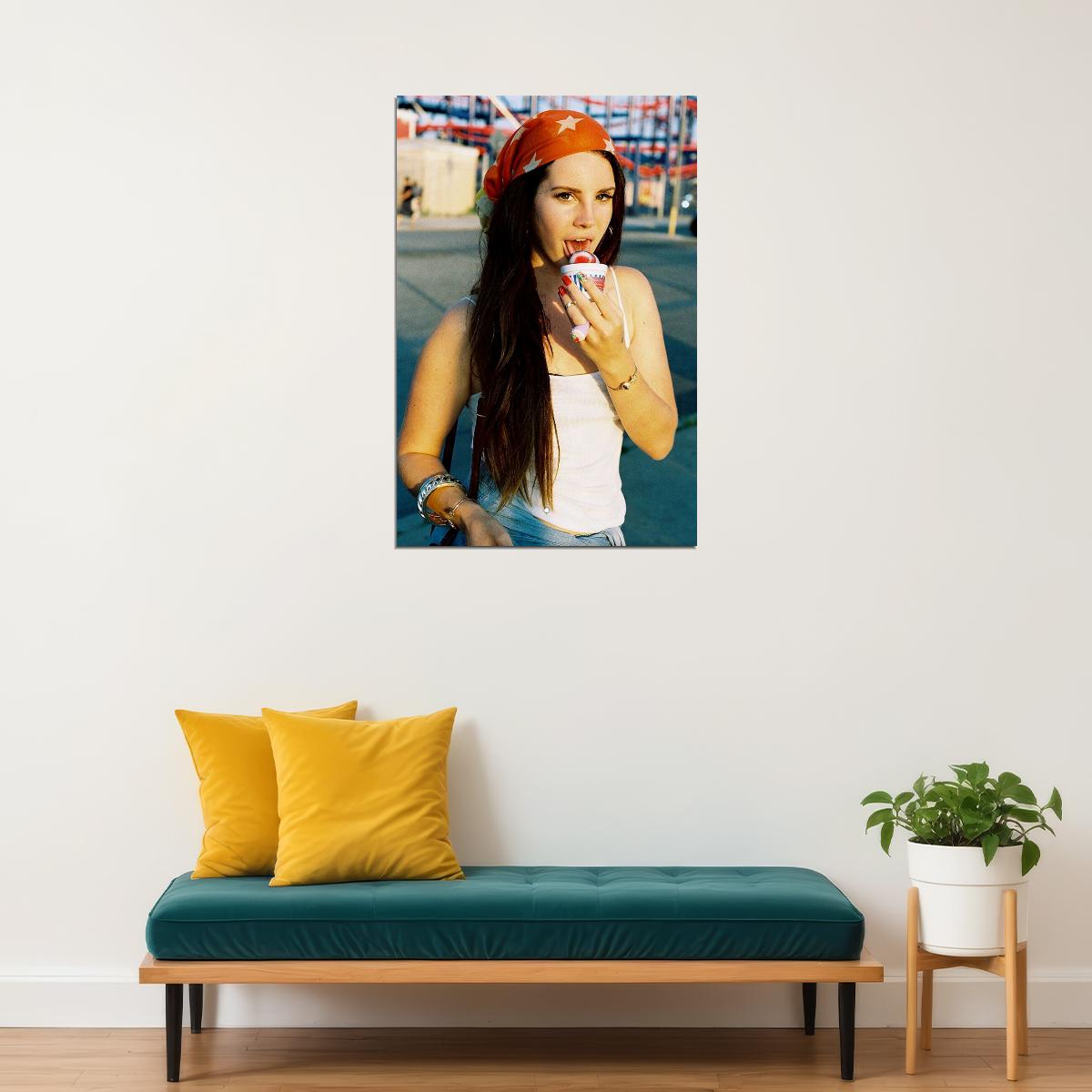 Singer Lana Del Rey Hd Music Poetrist Attractive Poster Wall Art Print Home Wall Decor - xonomax